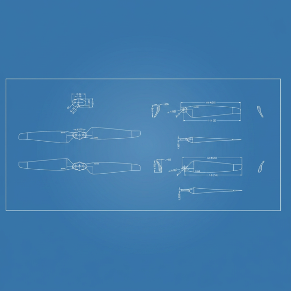 Second image of 9545 Two-Blade Folding Propeller