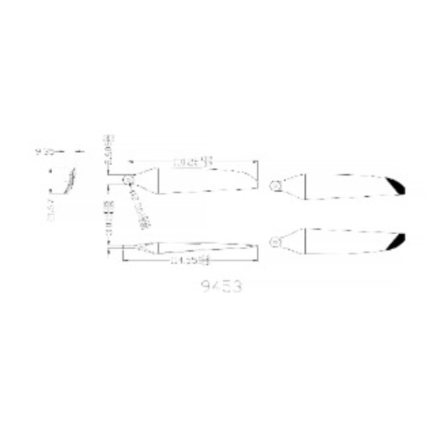 Second image of 9453 Two-Blade Quick-Release Propeller